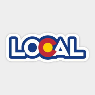 Colorado Local State Flag // Colorado Girl // I Love Colorado Sticker